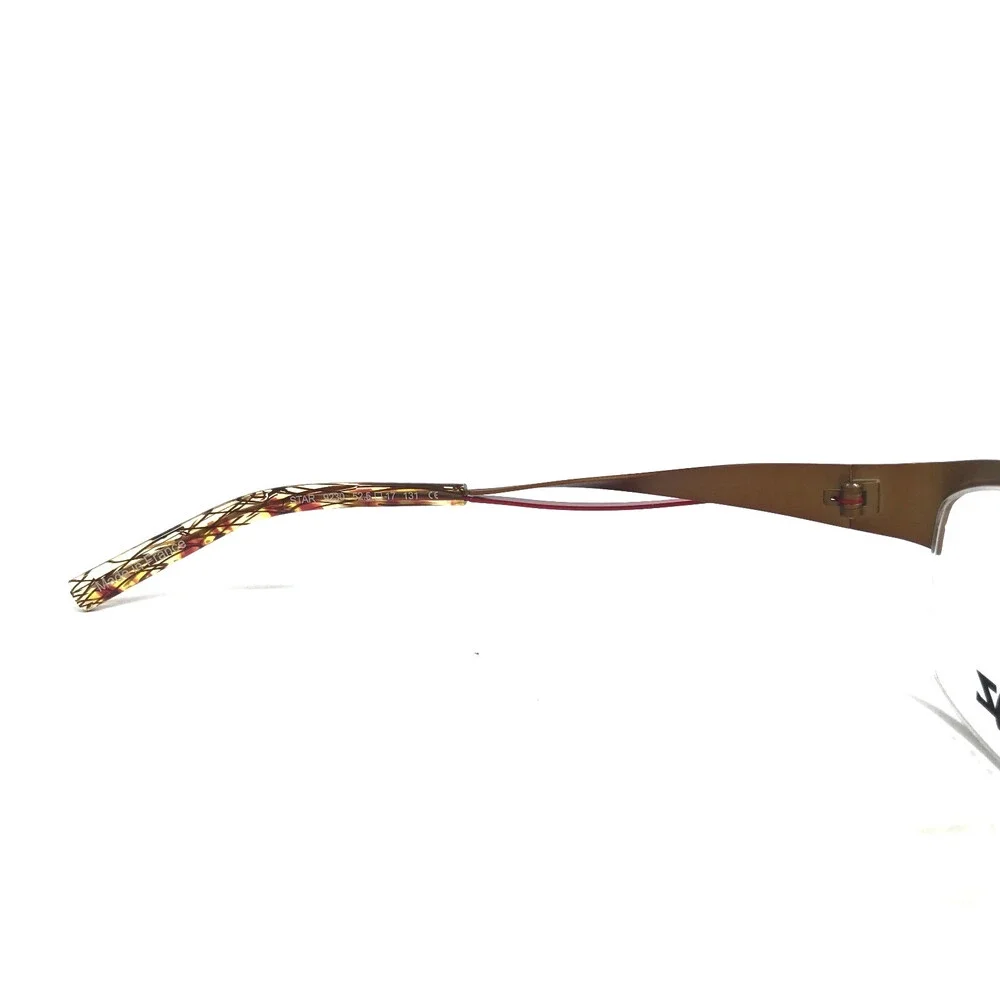 BOZ Eyeglasses Frames STAR 9230 Brown Red Cat Eye Half Rim 52.5-17-131